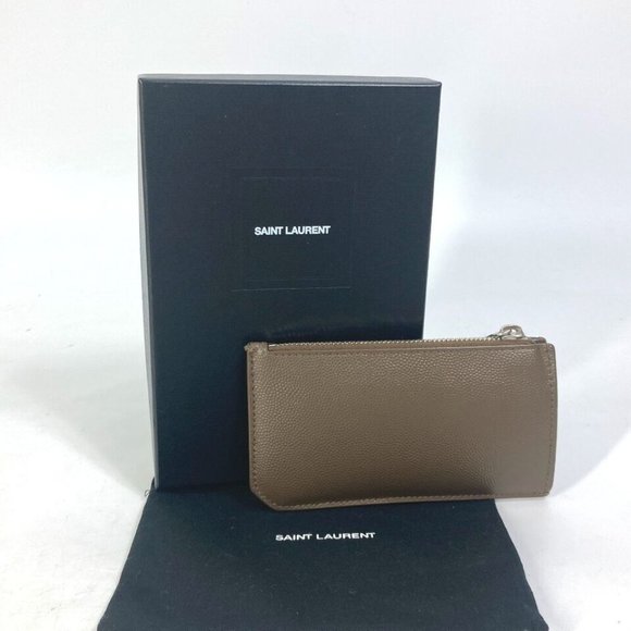 SAINT LAURENT PARIS Compact wallet Fragment case Wallet Coin Compartment Purse - Picture 15 of 16